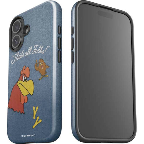 Looney Tunes Foghorn Leghorn Thats All Folks iPhone 16 Plus Impact Case